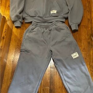 Gray Track Pants & Joggers